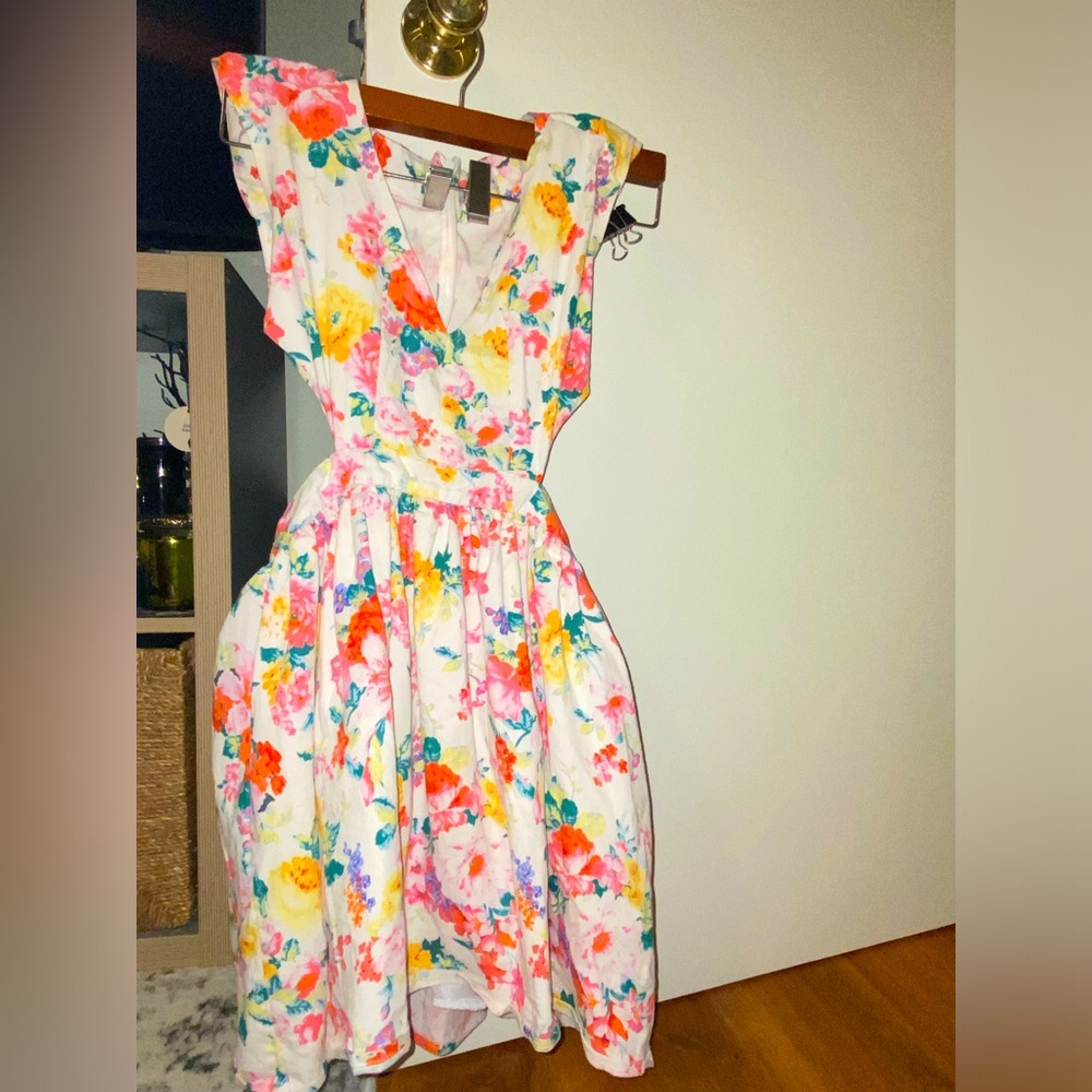 Floral Tea/Garden Party Vintage Dress